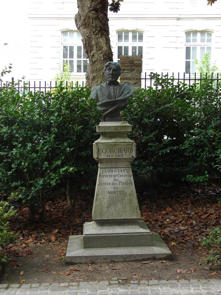 Jean-Marie Ecorchard (1809-1882), Jardin des Plantes, Nantes, Pays de la Loire, France by M.Strīķis