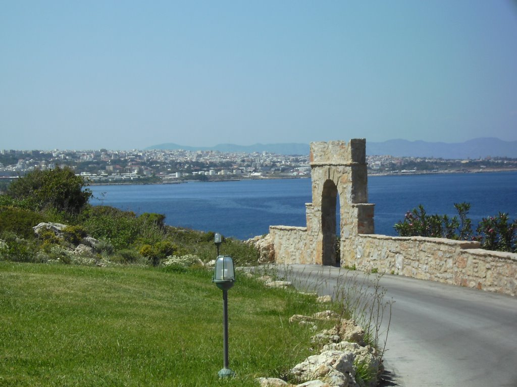 View from Kalithea Horizon Royal looking towards Rhodes Town by minimagnum