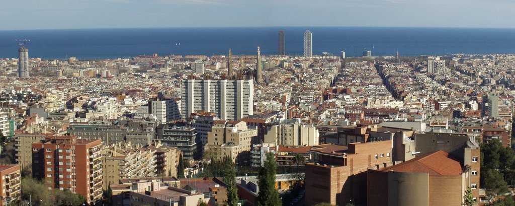 Panorama von Barcelona by kaywawa