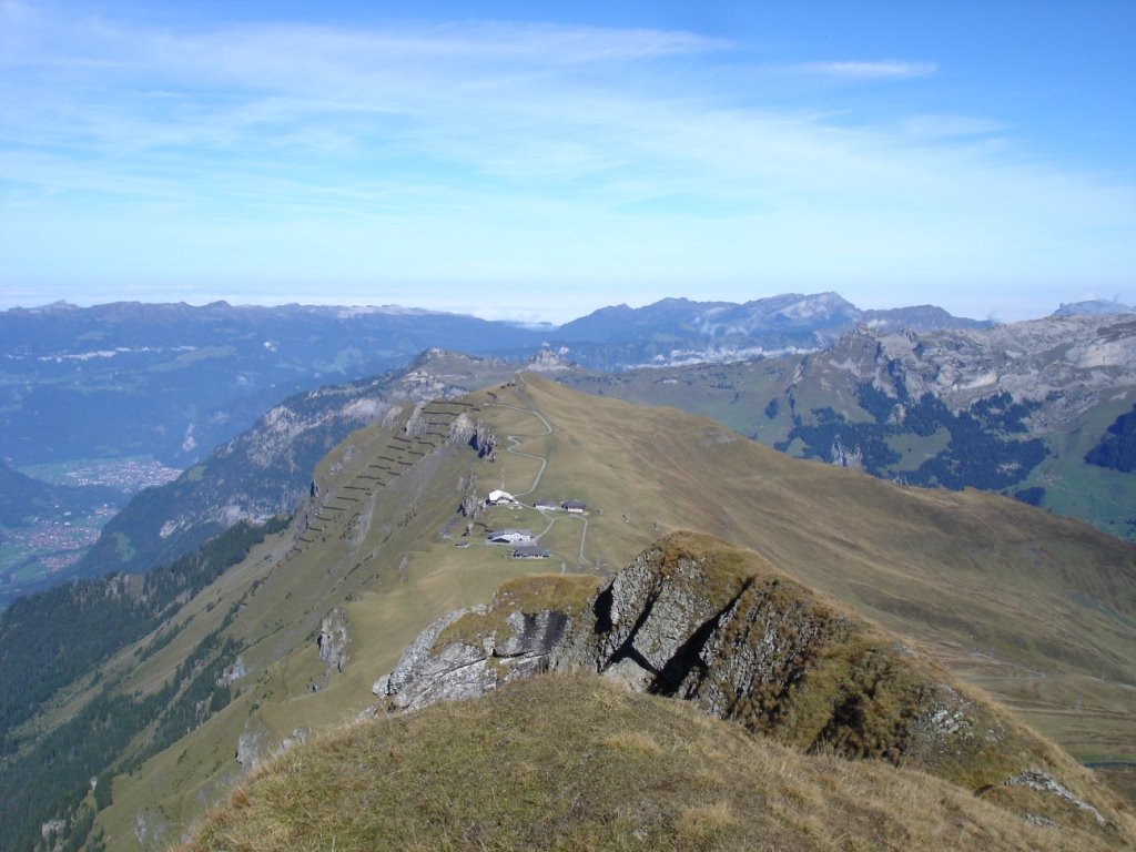 View from Tschuggen to Männlichen by Rolf We