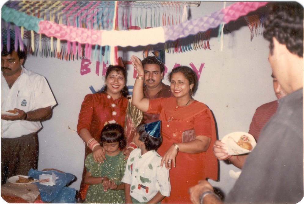 While on Chardham Yatra 1990, Vasudha 7th birthday celebrated on 22July 14 by Parbodh C Bali