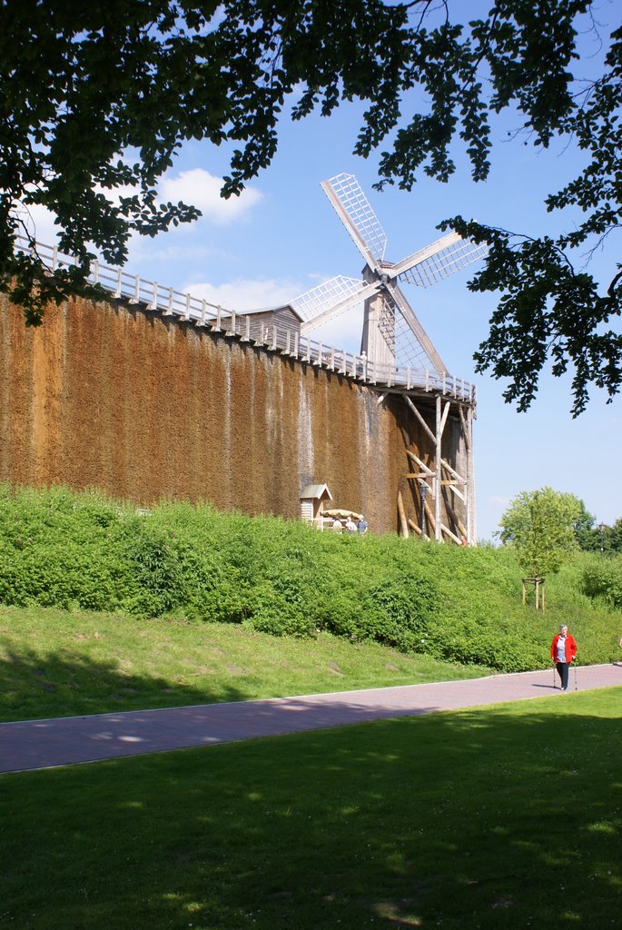 Saline mit Windmühle by hwkf