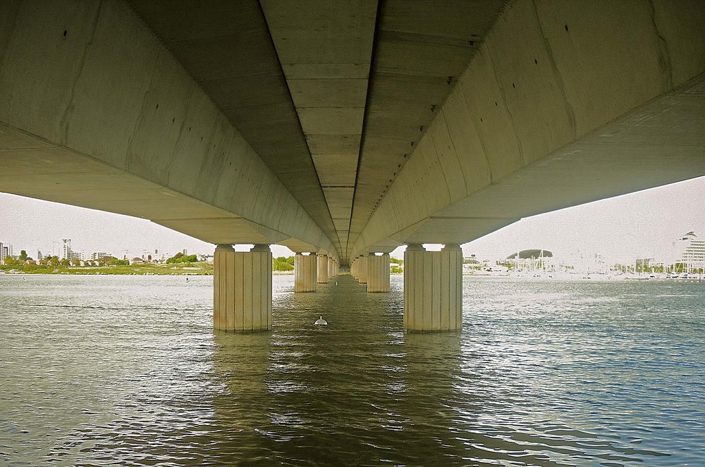 View from Under the bridge by Juliet Cullen