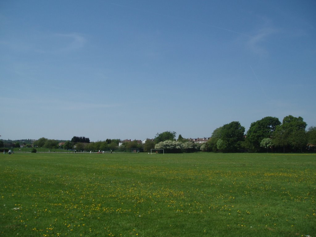 Roding Valley playing fields, Highwood Lane by Lee A Holmes