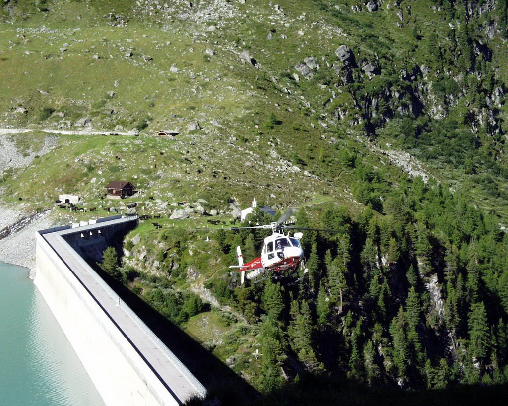 Nendaz - barrage de Cleuson - 1950 - capacité 20 millions de m3 by Charly-G. Arbellay