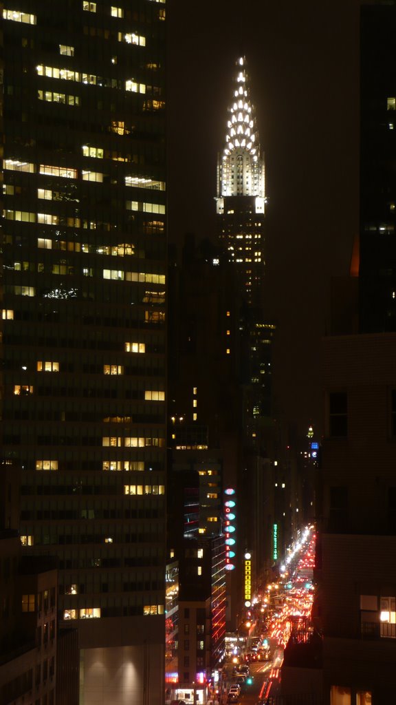 Chrysler Building (view from Hotel 57) by Katie Henderson