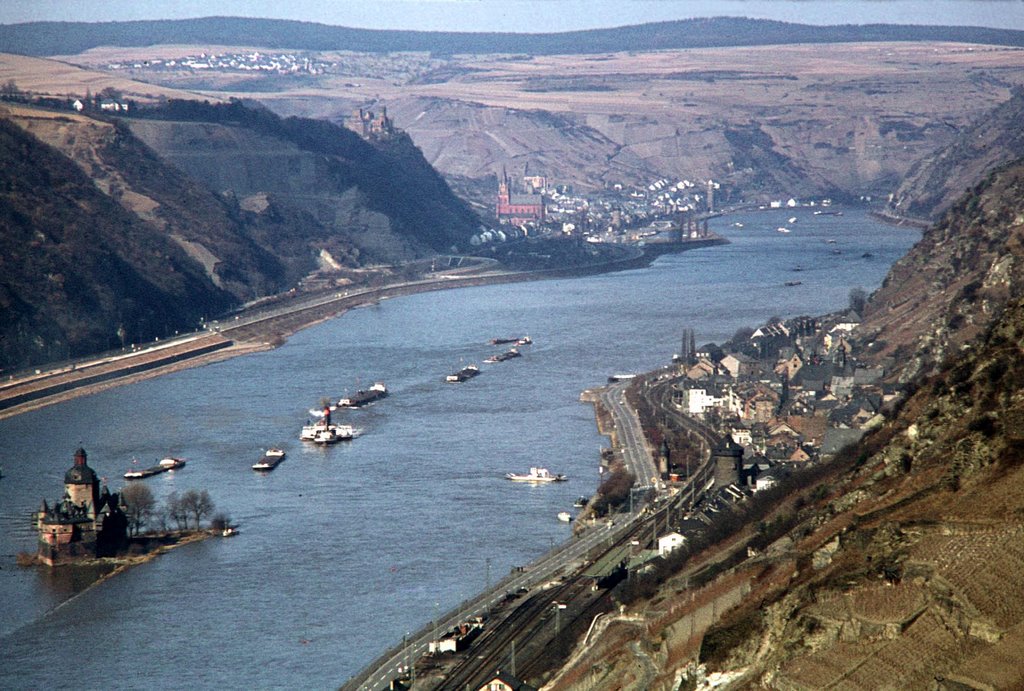 Kaub und Oberwesel 1962 by Wolfgang Schulz