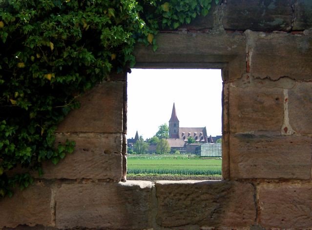 Kraftshof - Blick vom Schloss Neunhof by Werner Stoeckel