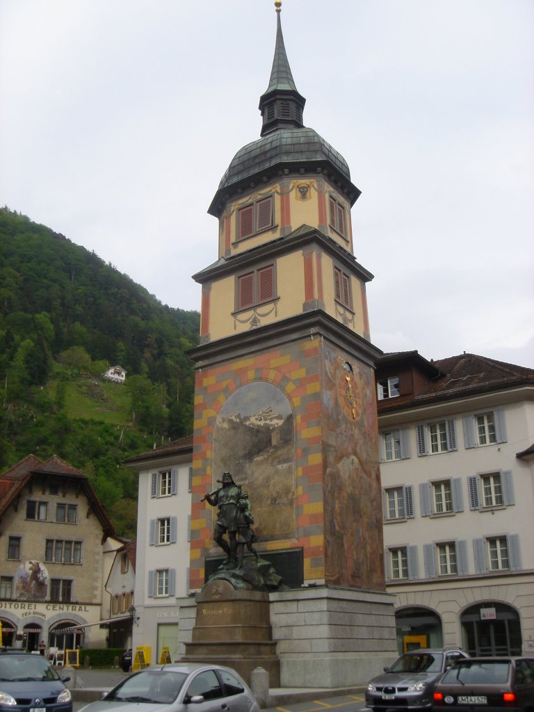 Altdorf - Wilhelm-Tell-Denkmal by Frankenheimer