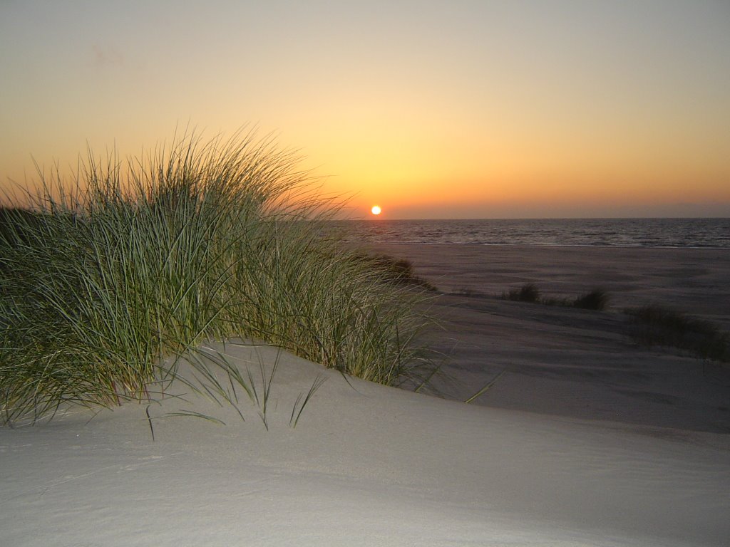 Sonnenuntergang Strand Loog by Meeresgruss