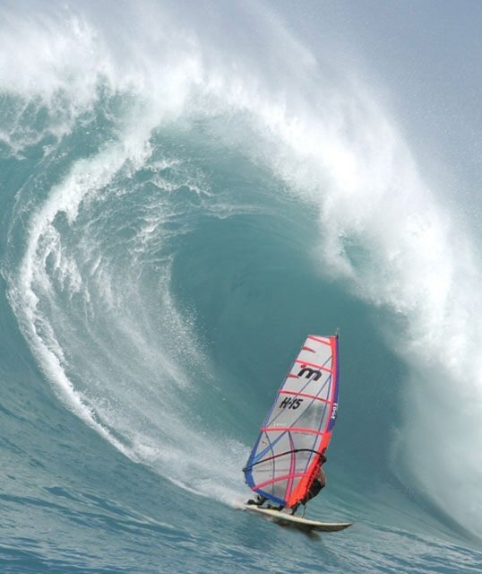 Windsurfing scheveningen on a normal day by skirstyle