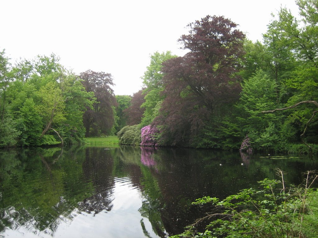 Vijver in het landgoed De Braak by Johan Zuidema