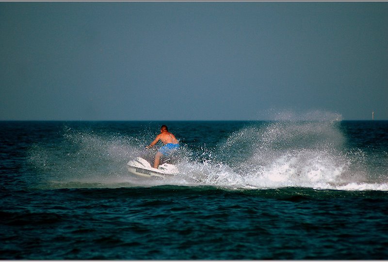 Surfing on the Black Sea, Eforie Nord by drmarkuss1