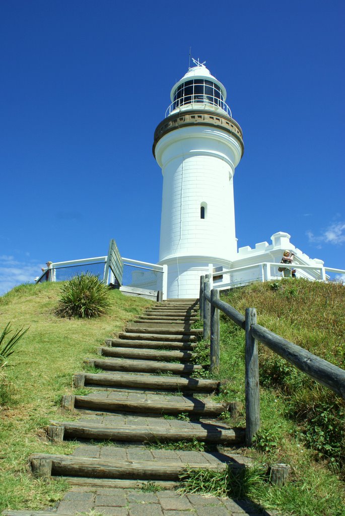 Lighthouse at Byron Bay by powermeerkat