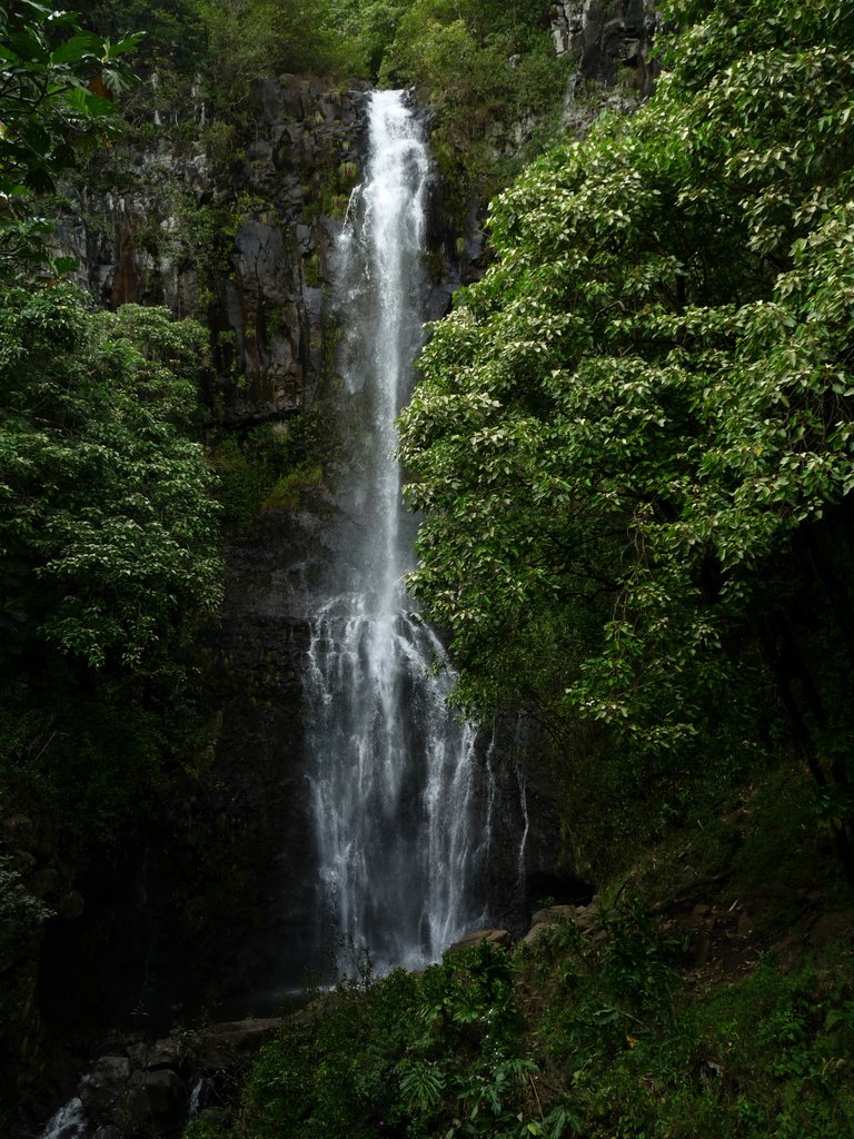 Wailua Waterfall Maui HI by Medhat I.