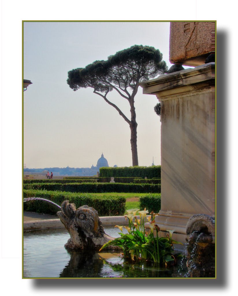 San Pietro dal giardino di Villa Medici by Stefano Mascioli