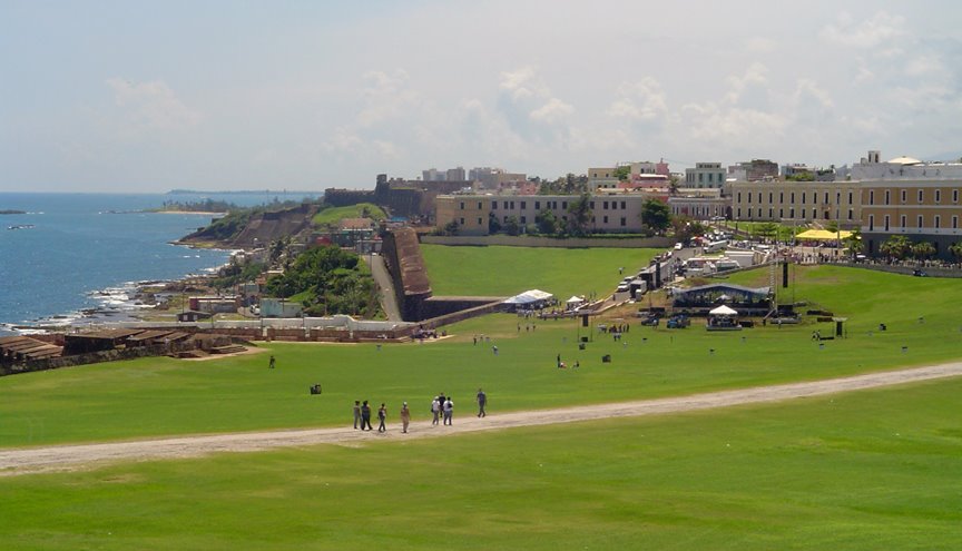 View from "El Morro", Castillo de San Felipe - San Juan, Puerto Rico by gbiffulco