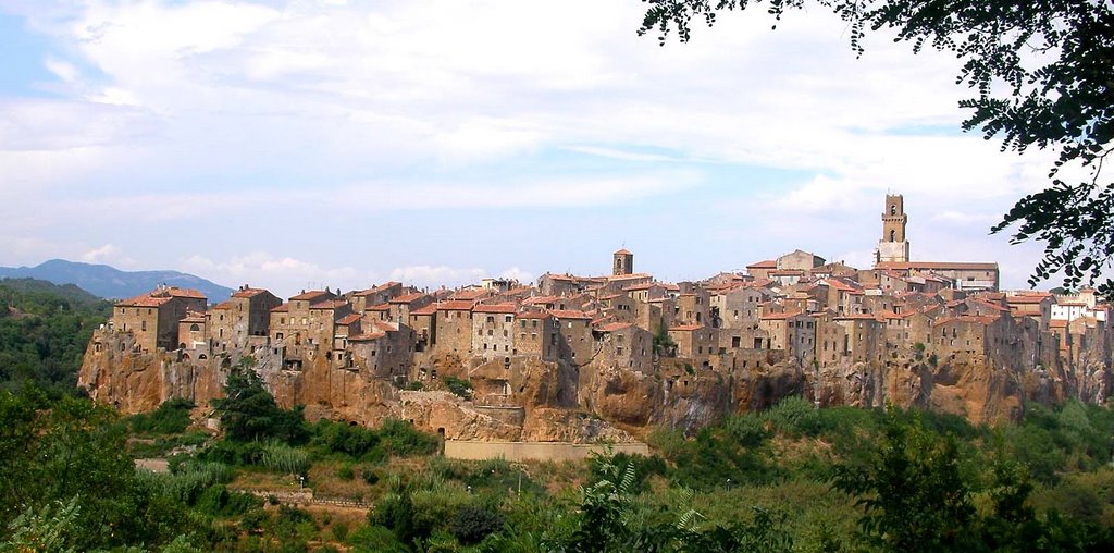 Sicht auf Pitigliano by Stefan Hahne