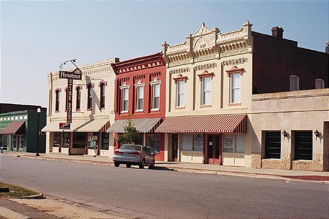 19th century commercial block, Sylvester, Georgia by bigbrother50