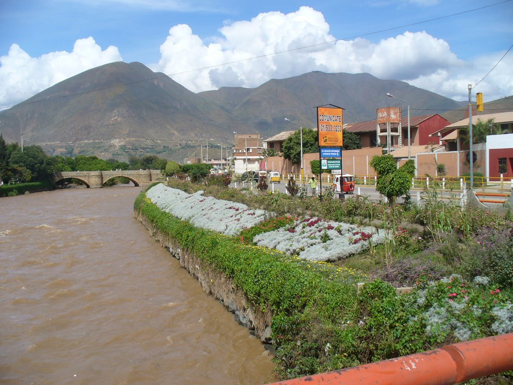 Hermoso puente sobre el Huallaga,Huanuco-Perú by Elmer  Carranza