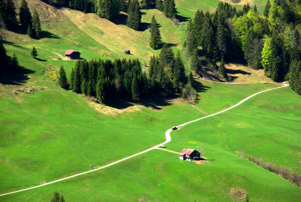 Paysage du col de Jaun by yralim