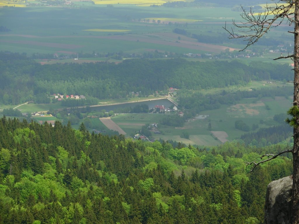 Widok ze Szczelinca by Halina Szwarlik