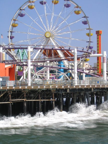 Santa Monica Pier by Max Airborne