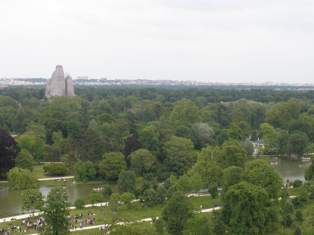 La parc de Vincenne vu depuis la Grande Roue de la Foire du Trône 2009 by DESRENTES ERIC