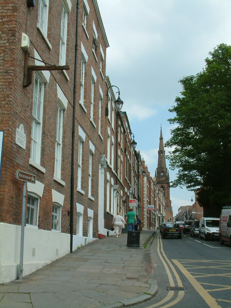 Looking Up New Crane Street. by Peter Hodge