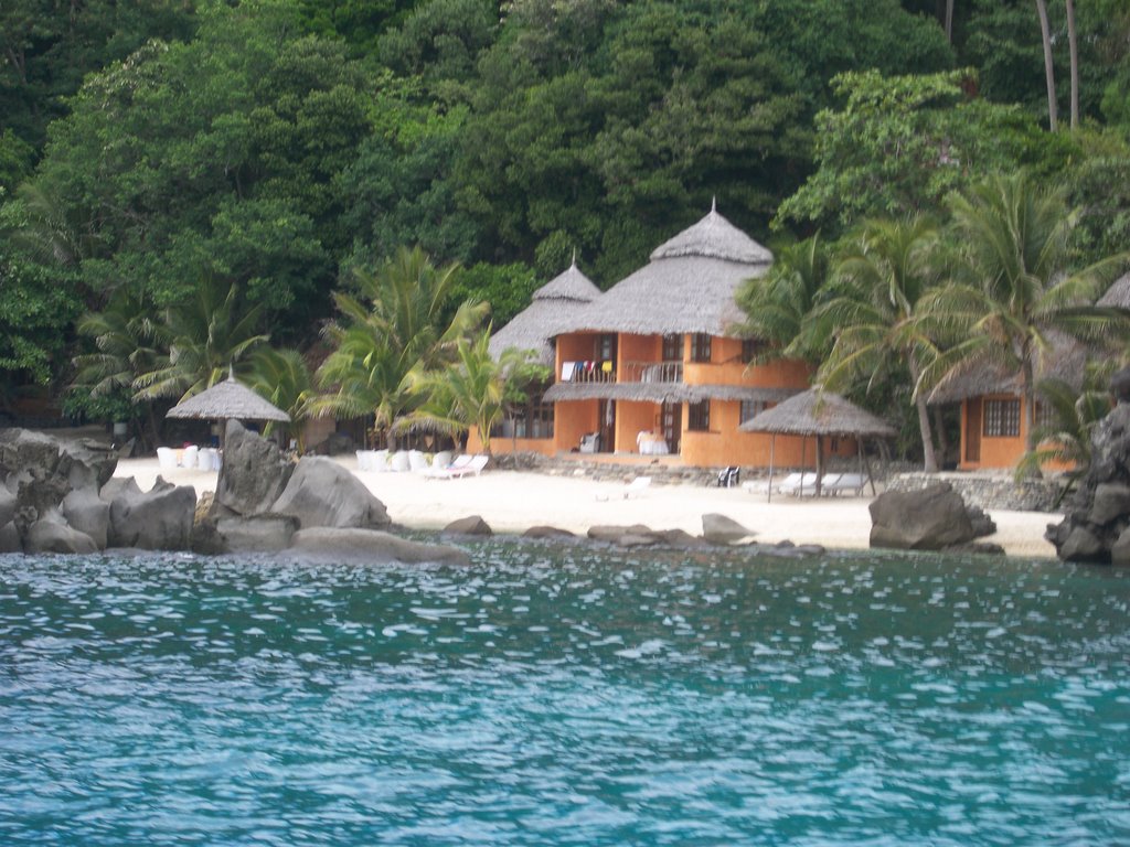 Beachfront of Apo Island Beach Resort on the Island of Apo in Dauin, Oriental Negros by kang © francis b i ♣