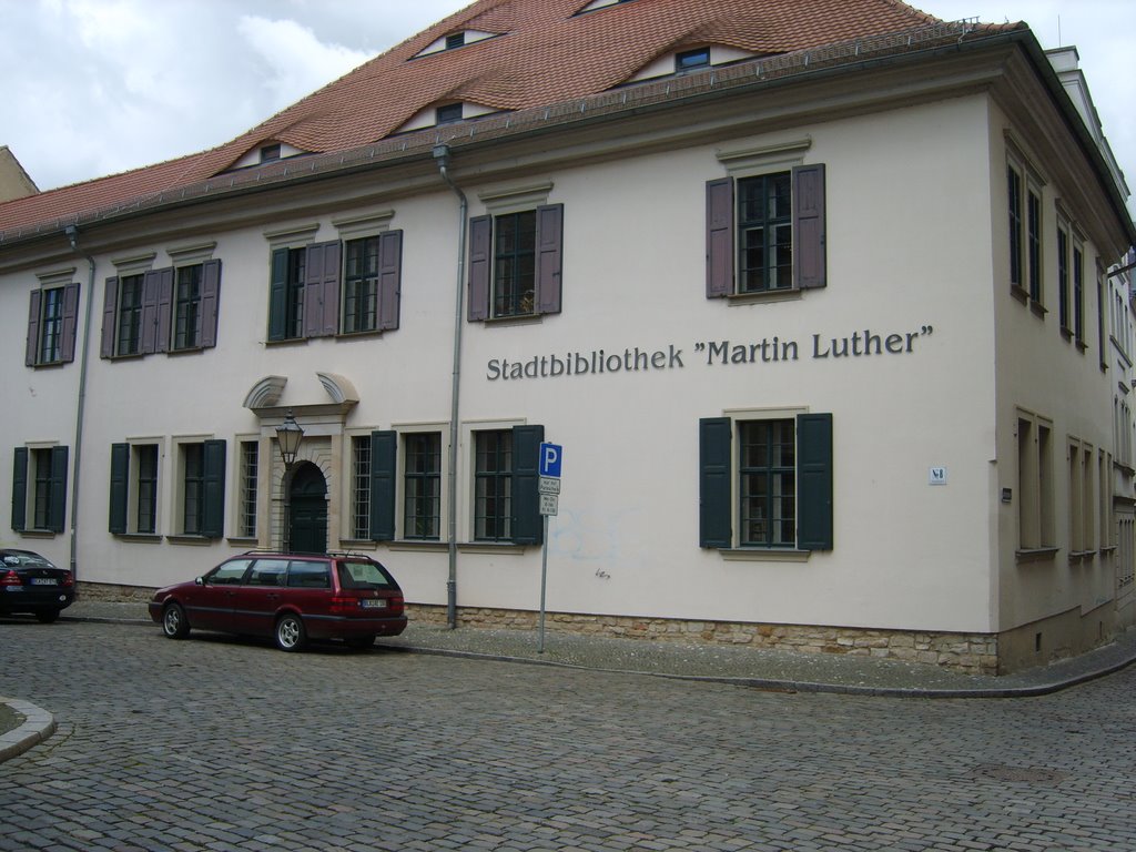 Stadtbibliothek "Martin Luther" in Zeitz; City Library "Martin Luther" in Zeitz; by Günter Mosler