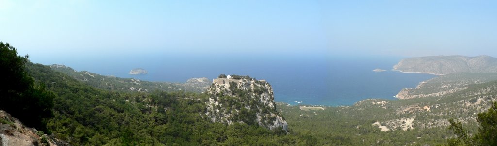 Panorama view of Monolithos by magyart