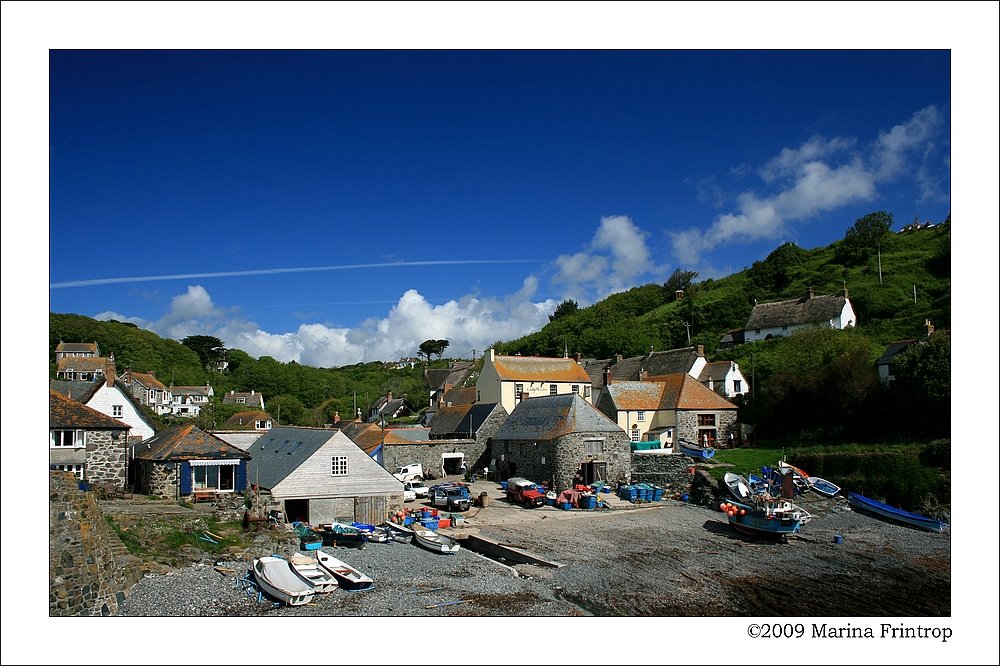 Am Hafen - Cadgwith Harbour, The Lizard Cornwall UK by Marina Frintrop