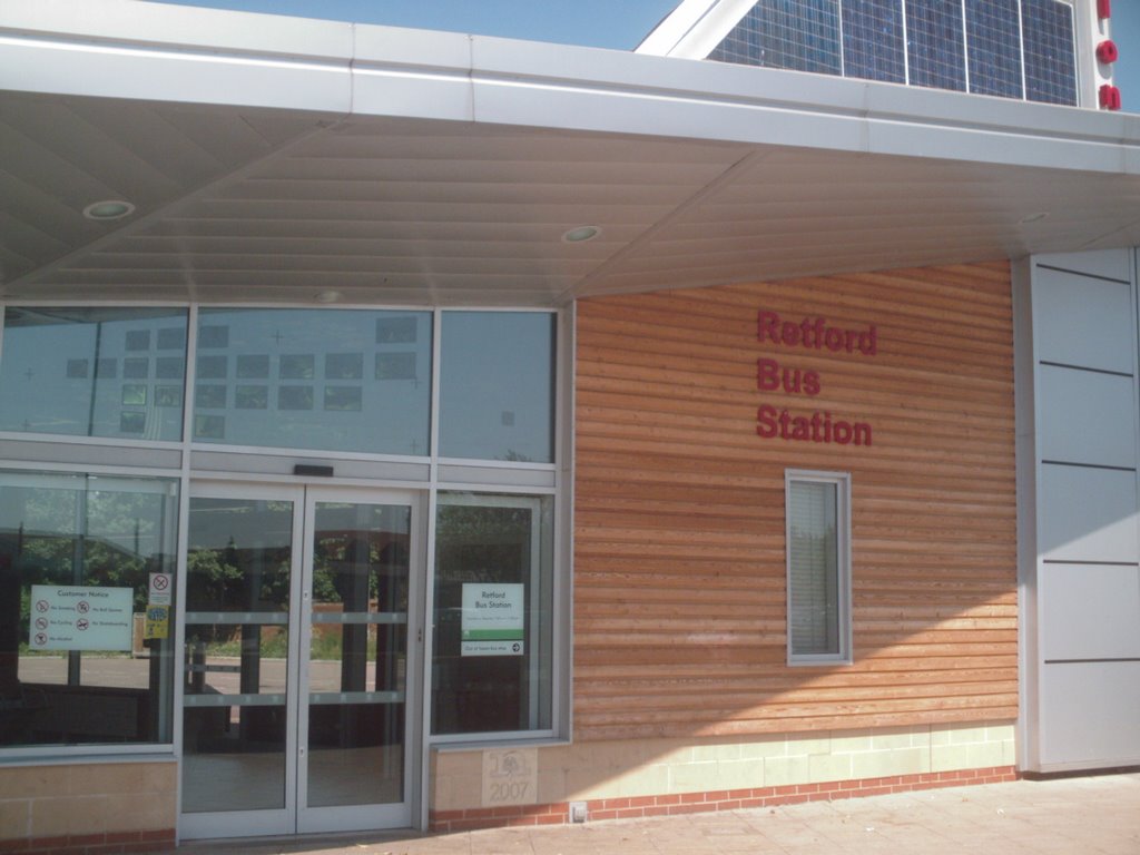 Retford bus station main entrance by tghe-retford