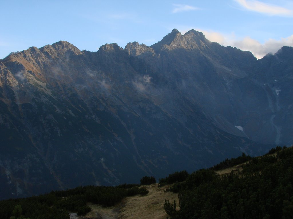 Kępa 1683m.npm. - widok na Rysy by Dariusz Witek