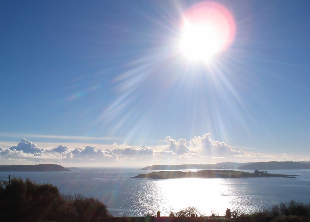 Sunburst over Spike Island by margotmulcahy