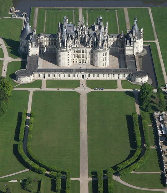 Schloss Chambord Luftansicht by Jan Schäfer Luftbilder Rheinmain