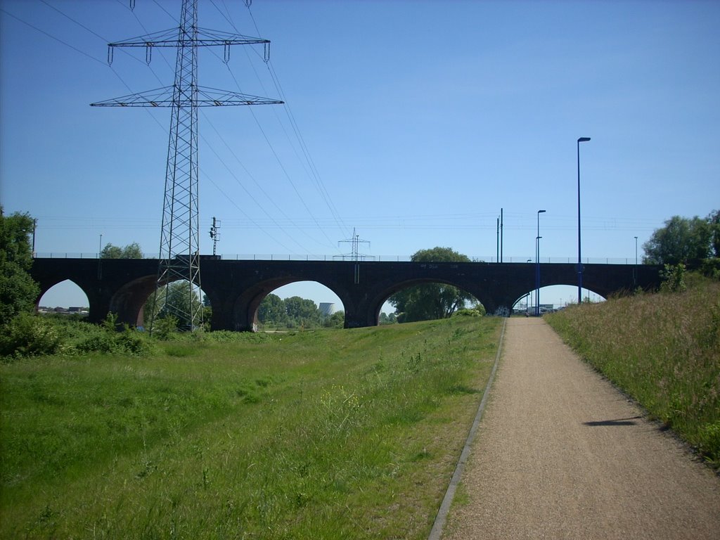 Duisburg-Rheinhausen (Duisburg-Hochfelder Eisenbahnbrücke) Mai 2009 by DortmundWestfalica