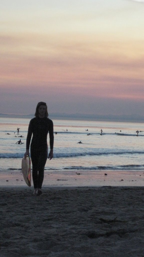 Evening Surf in Malibu by TeriOConnor