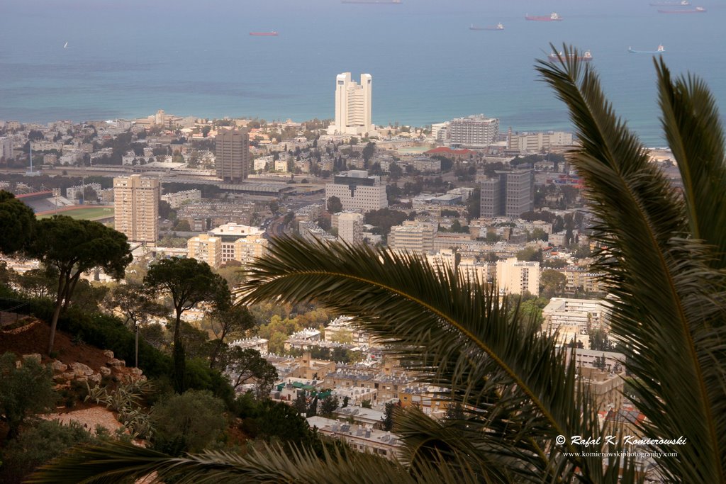 Haifa viewed from Mt. Carmel, UNESCO World Heritage Site by Rafal K. Komierowski