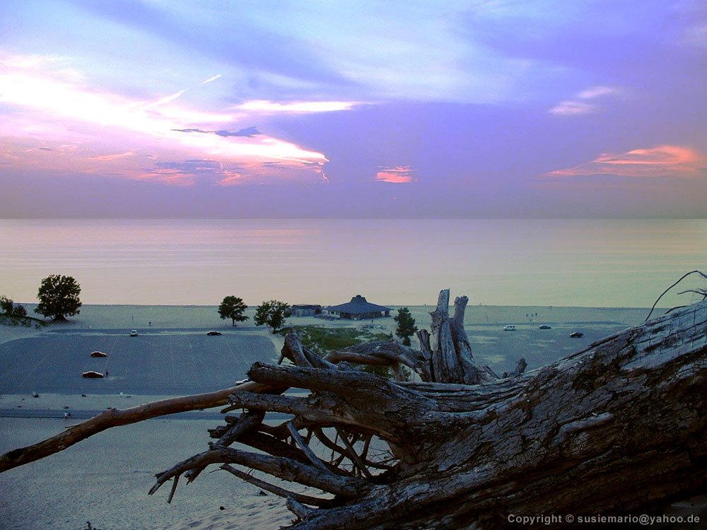 USA: Michigan Lake : Warren Dunes State Park (sunset) by SusieMario