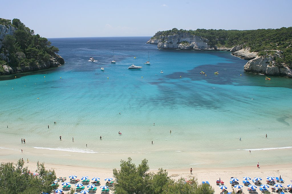 The bay at Cala Galdana by filz123