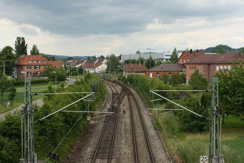 Bahnstrecke Weiler - Schorndorf Brücke Weiler Blickrichtung Osten by suffix90