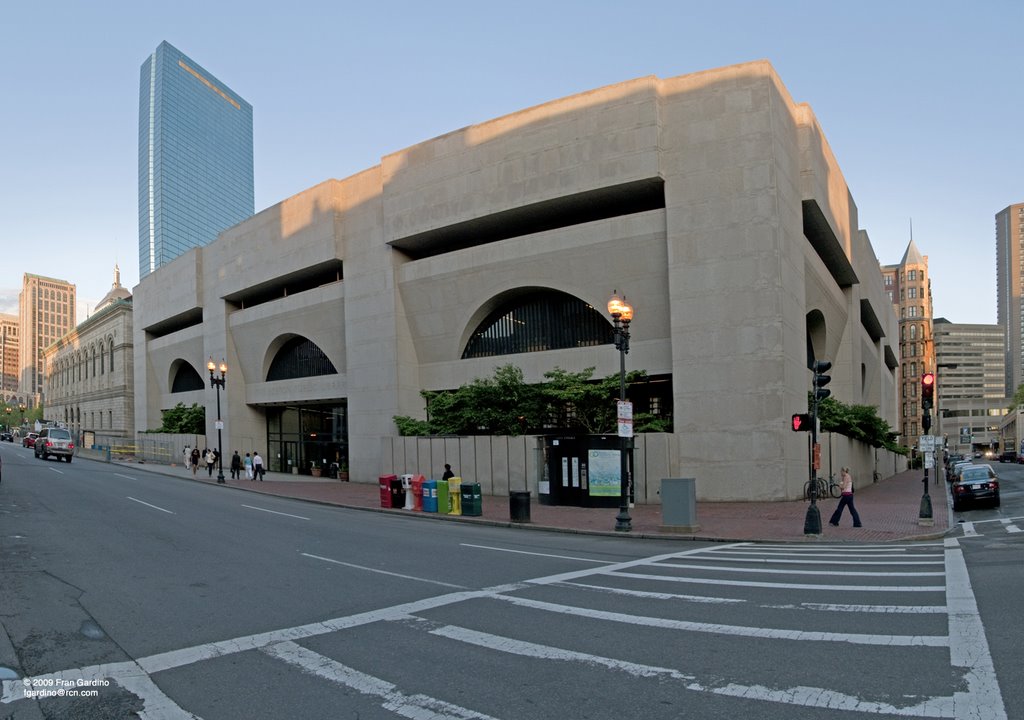 Boston Public Library at Dusk by Fran Gardino