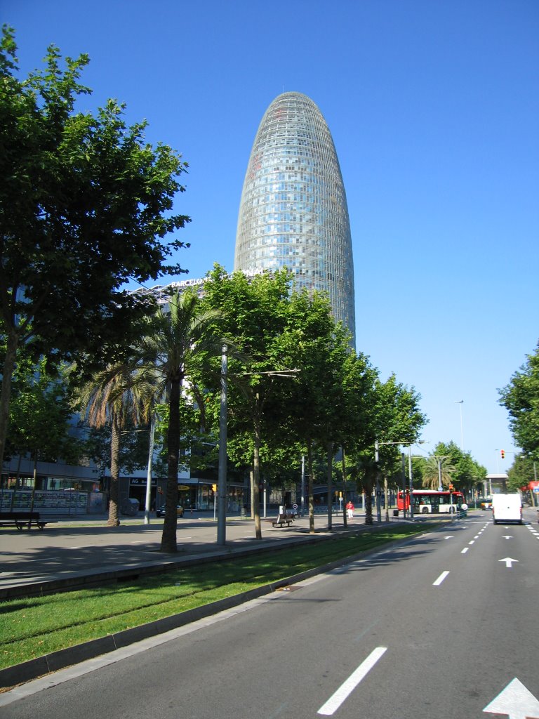 Diagonal.Torre Agbar. 2009. by juan palazon navarro