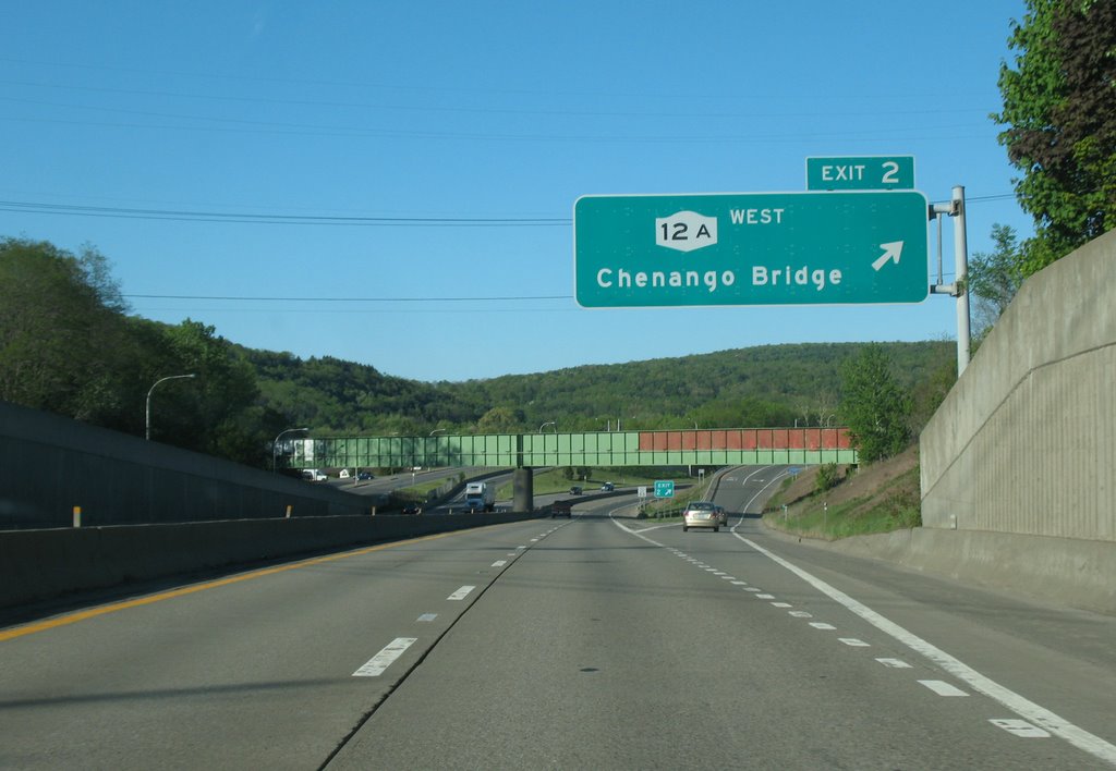 Chenango Bridge Exit by sacoo