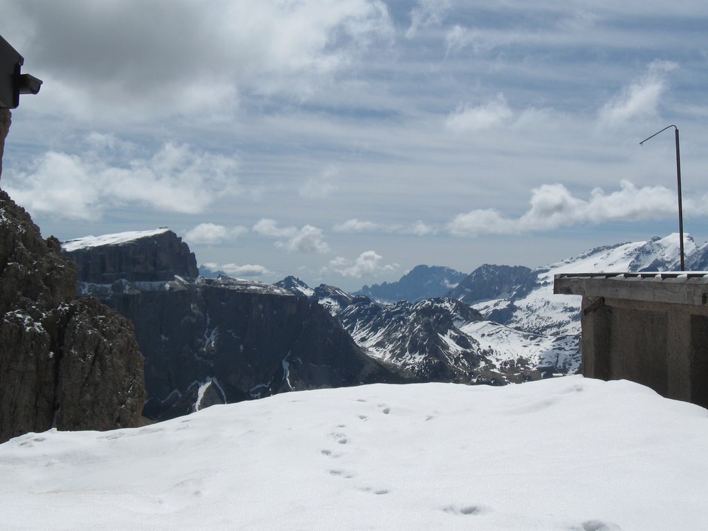 Panorama dalla Forcella del Sassolungo by Pozzi Sergio