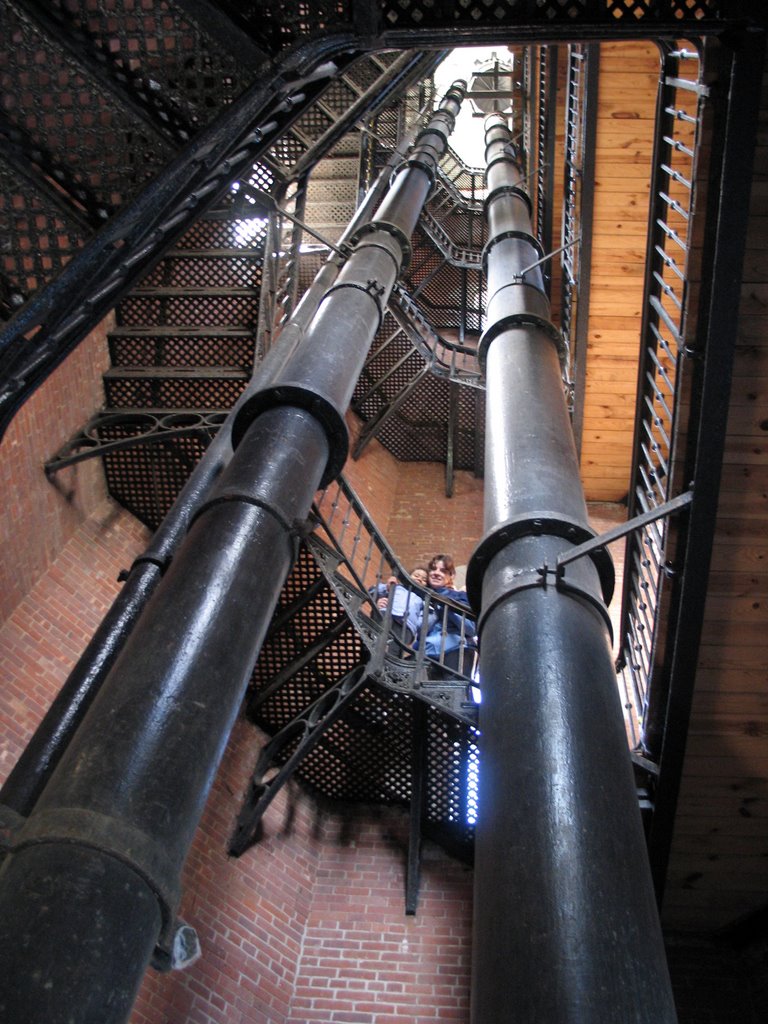 INSIDE Highbridge Tower Looking Up by Nando Prudhomme