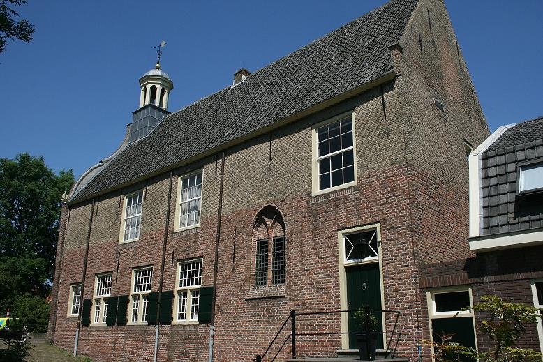 De zijgevel van het Raadhuis by J.G. Don