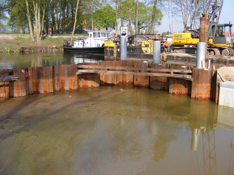 Baustelle Hafen und Uferwände Oranienburg by IWT GmbH